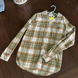Janie and Jack Flannel Plaid Shirt